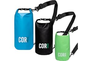 COR Surf Borsa impermeabile galleggiante Roll Top Sack mantiene l'attrezzatura asciutta per kayak, rafting, canottaggio, nuoto, campeggio, escursionismo, spiaggia, pesca
