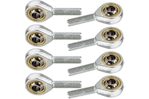 [ JBS basics ] Gelenkkopf [ M5 M6 M8 M10 M12 Außengewinde Innengewinde Rechts Links ] Uniballgelenk Gelenklager Kugelgelenk Lager Spur Industrie Metall (M5 ► Innengewinde, ► Rechtsgewinde, 8)