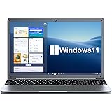 SGIN 15.6 Inch Laptop Windows 11, 12GB RAM 512GB SSD (TF Card 1TB), 1080P Display Full HD Laptop Celeron N5095, Dual Band WiF
