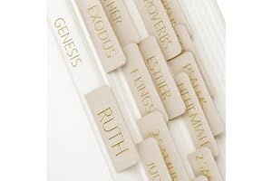 ZVBRSKM Bibelregister, Bibel Marker mit Schreibrand, Bibel Register,Praktisches Bibel Zubehör für Bibel mit Register, Neues Leben Bibela