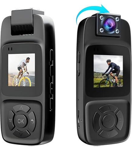 SPIKECAM All-in-One 4K Body Camera Kit, Body Worn Camera with Audio and Video, Waterproof Mini Action Cam with WiFi, OTG, Helmet Mount, Magnetic Clip, for Police or Sports 64G