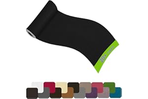 HOCOXW Simili Cuir Autocollant 10x160cm, Patch de Réparation Cuir-Rouleau Adhesif Cuir-PU Patch Cuir Auto-adhésif Rénovation pour Canapé, Siège de Voiture, Sacs à Main, Vestes, Meubles.(Noir)