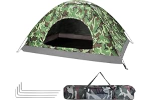 Holdfiturn Camping Tent 2-3 Person Dome Tents Easy Setup Lightweight Backpacking Tents for Hiking Fishing Backyard Adventures