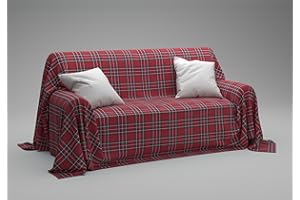 Dorian Home - Copriletto Singolo Estivo e Primaverile 180x270 Cotone 100% Puro Resistente Ideale come Telo Copridivano Arredo Copritutto, Copri Divano e Coperta Letto Singola, Foulard Leggero Multiuso