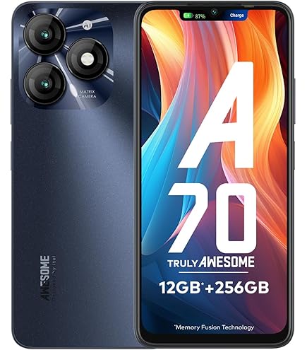 itel A70 (4GB RAM, 256GB ROM) upto 12GB RAM with Memory Fusion