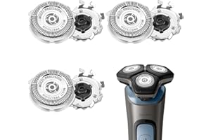 OHLING Cabezales de Repuesto SH50/52 para Afeitadora Eléctrica, Cabezales de Repuesto Compatibles con las Series 3000, 5000, AquaTouch (AT8xx, AT7xx) y PowerTouch (PT8xx, PT7xx), 3 unidades