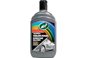 Turtle Wax 52710 Color Magic Autopolitur Lackpflege Silber 500 ml – Bringt Farbe & Glanz zurück
