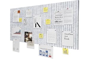 LUPATDY Corcho Pared Autoadhesivo 60 x 40 cm, Tablón de Anuncios de Fieltro, Home Decoration, Tablón de Visionboard 0,9 cm, para Oficina, Hogar y Habitación Infantil (Plateado)