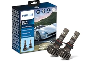 PHILIPS AUTOMOTIVE LIGHTING Philips Ultinon Pro9100 LED lámpara para faros de coche (HIR2), 350%, 5.800K, set de 2