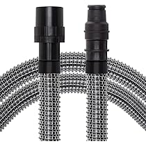 4 M Gewebeschlauch Für Industriesauger (58 Mm Anschluss) – Mit Stahlfeder, Flexibel & Extrem Robust!