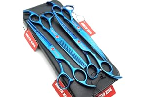 SMITH KING Hundepflege-Schere Hund gerade Hundeausdünnungsschere Hundeklumpen Hund gebogene Schere chunkers