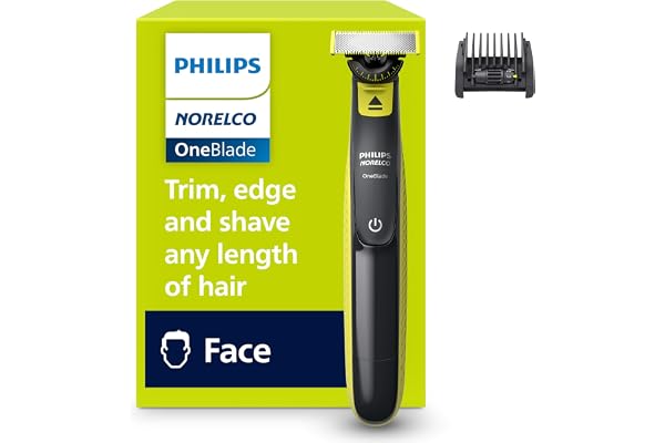Philips Norelco OneBlade 360 Face Hybrid Tondeuse et Rasoir Emballage Sans Frustration QP2724/90