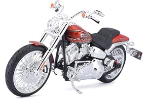 BAUER SPIELWAREN Maisto Mi32327 Modellino Moto Harley Davidson Cvo Breakout 2014, Scala 1:12