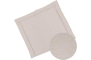 Sugarapple Wickelauflage 75x75 cm, Wickelunterlage Stoff | Passend für alle Wickelaufsätze IKEA Kommode 80 cm | Baby Wickelauflagen | Mit Liebe in Deutschland genäht | Öko Tex, Uni Beige