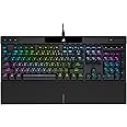 Corsair K70 RGB PRO Mechanical Gaming Keyboard - Cherry MX Red Keyswitches - 8,000Hz Hyper-Polling - Durable PBT Double-Shot Keycaps - Per-Key RGB Backlighting - Detachable USB Type-C Cable - Black