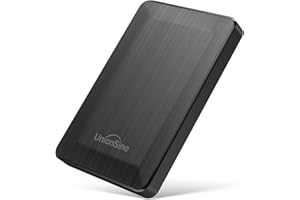 UnionSine 1TB 2.5" USB 3.0 HDD Disco Duro Externo Compatible for PC/Escritorio/Laptop/Mac/Xbox/Xbox One/PS4/TV (Negro)
