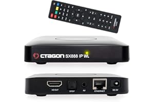 ‎OCTAGON Octagon SX888 IP WL H265 Mini IPTV Box Receiver mit Stalker, m3u Playlist, VOD, Xtream, WebTV [USB, HDMI, LAN,WLAN] Full HD