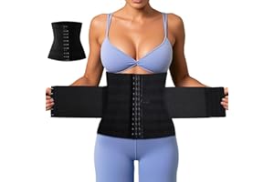 UZSUZZ Faja Reductora Mujer Abdominal Lumbar, Fajas Reductoras Abdomen Adjustable, Cinturón Lumbar Abdominal para Fitness y Deporte, Cintura Entrenador Cintura Entrenador Sauna
