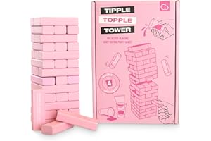 Bubblegum Stuff - Tipple Topple Tower - Drinking Games, Games For Adults, Hen Party Games, Fun Games, Girls Night Party Games, Adult Games - Ages 18+