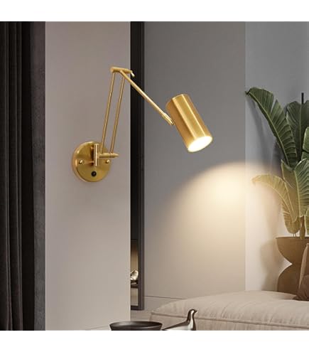 Aplique Pared Con Enchufe ZMH Lámpara LED Luz Interior - Moderno 100CM 34W Pasillo | FindTheDeal Luces Led Habitacion