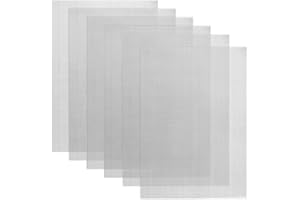 Huayue 6 Pezzi Retina Metallica Rete Metallica per Giardino e Recinzioni Zanzariera a Rete Fine in Acciaio Inossidabile 304 Mesh per Anti-Zanzare Anti-Roditore Anti-insetti (300 x210 mm)