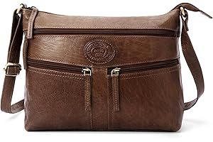 Woodland Leathers 100% Genuine Leather Women's Hobos & Shoulder Bags Designer Retro Vintage Style Slouch Bag And Multi Pocket Handbags For Women Cross-body Bags