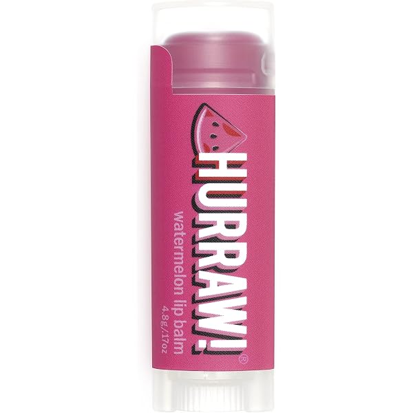 Hurraw! Kirschfarbener Lippenbalsam Im 3er-Pack – Biologisch, Vegan & Mit Reiner Roter Tönung, 100% Natürlich Ohne Bienenwachs Oder Palmöl