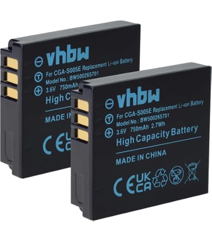 CELLONIC 1x Batteria per Fotocamera Compatibile con Ricoh GR III, GR IIIx, G900, DB-110 – (1100mAh, 3.6V CELLONIC 1x Batteria per Fotocamera Compatibile con Ricoh GR III, GR IIIx, G900, DB-110 – (1100mAh, 3.6V