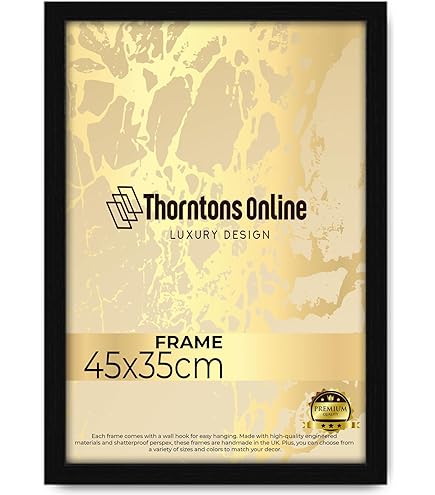 Throntons Large Poster Frame 35cm x 50cm Large Picture Frames Shatter-Resistant Perspex Portrait & Landscape Display Frames for Wall Decoration Photos Canvas Paintings Art Gallery (35 cm x 50 cm Throntons Large Poster Frame 35cm x 50cm Large Picture Frames Shatter-Resistant Perspex Portrait & Landscape Display Frames for Wall Decoration Photos Canvas Paintings Art Gallery (35 cm x 50 cm