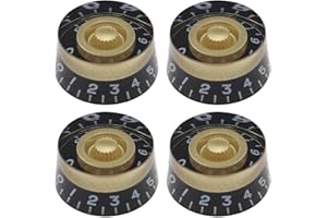 SG Store 4 PCS Perillas de Control de Guitarra de 6 Mm de Repuesto Compatible con Gibson Compatible con Les Paul Compatible con Accesorios de Guitarra Eléctrica Estilo