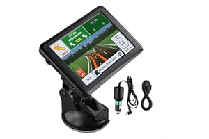 NOAFUNZO Sat Nav 5 inch GPS Navigator Device 8GB + 128MB TFT touch screen With Car Truck Navigation For SA for Car Truck Lorry Motorhome Speed Cam Post, Lane Guidance