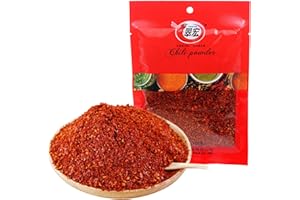 BAILINHOU Poudre de piment rouge de Sichuan chinois, 100 g/3,52 oz, importation originale de Szechuan, Chine