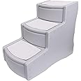 Pet Gear Easy Step III Pet Stairs, 3 Step for Cats/Dogs, Removable Washable Carpet Treads, for Pets Up to 150lbs, No Tools Required