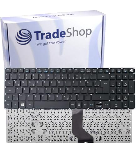 Tastiera Di Ricambio Per Laptop Packard Bell / Acer - Layout Tedesco QWERTZ - Modelli TK, TM, TE, NE, EasyNote, TravelMate, Aspire