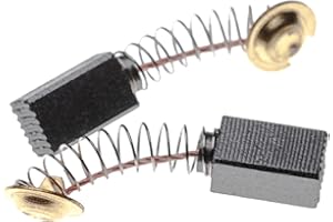 vhbw 2x Escobillas, carbonos, escobillas de carbono 6,5 x 7,5 x 12,5mm reemplaza Hitachi 999-021, 999021 para herramientas eléctricas