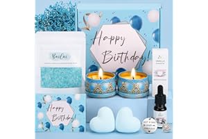 BAICAI Birthday Pamper Gifts for Women Her Best Friend, Unique Mum Happy Birthday Hampers Self Care Package for Her Spa Set for Women Gifts, Female Birthday Presents Basket Ladies Birthday Box Gifts Ideas