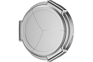 JJC automatisk öppning och stängning linsskydd kompatibel med Leica D-Lux 8, D-LUX 7, D-LUX (typ 109), Panasoni. LUMIX L10, D