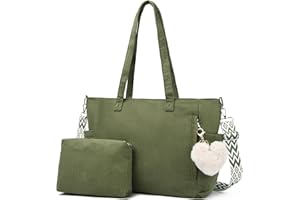 Makukke Cord Tote Bag Shopper Sac Femme Sac à bandoulière Grand sac à main Sacs à bandoulière pour le travail Bureau Voyage Shopping École