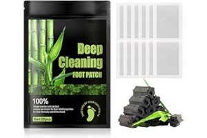 EPHIIONIY Entgiftungspflaster Füße, Detox FußPflaster Original für Tiefschlaf und Stressabbau, 100% Natürliche Fusspflaster zum Entgiften für Entfernen von Körpergiften (20 Pflaster)