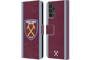 Head Case Designs Officially Licensed West Ham United FC Home 2023/24 Crest Kit Leather Book Wallet Case Cover Compatible With Samsung Galaxy A13 (2022)