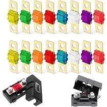 YUYTE Kit Assortimento Fusibili per Auto, Tipo Inserto Fusibile a Lama