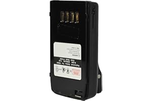 vhbw batteria compatibile con Vertex/Yaesu FT50R, FT-10R, FT40R, FT10R, FT-40R radio (2000mAh, 7,2V, NiMH) + clip