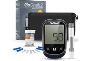KTEEXR Blood Glucose Monitor Meter Diabetes Test Kit [2023 Upgrade] with Hypo and Ketone Warning, Meal Marker, 500 Memories, Blood Sugar Tester with 10 Test Strips and 10 Lancets - in mmol/L