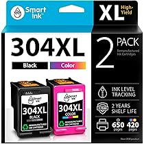 304 Druckerpatronen Multipack, 304XL Schwarz und Farbe Tintenpatronen Ersatz für Original HP 304 Druckerpatronen für HP Envy 5000 5030 5010 5020 5032 DeskJet 3750 3720 2600 2620 2630 2622 2633