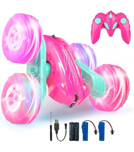 KQWVZ Auto Tamponneuse Télécommandé Multijoueur, 2 Pièce Auto Tamponneuse Enfant Telecommande, Collision Voiture Télécommandée avec Figure éjectable, Musique Et Lumière, Super Bumper Car
