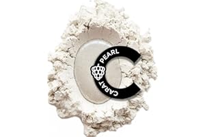 COLORBERRY Carat Collection PEARL – Epoxidharz Farbe für Epoxy Resin Art – Hochwertiges Mica Powder Pigment-Pulver für Resin Kunst Kunstharz Gießharz DIY Kunsthandwerk Schmuckherstellung – 25g