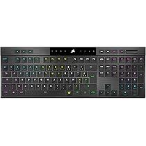 CORSAIR K100 AIR WIRELESS RGB Keyboard Mandeacutercanique de Jeu