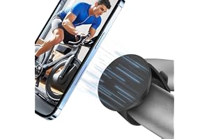 EEEKit Fitness telefonfäste, magnetisk cykelstyre telefonhållare för iPhone MagSafe och alla , för stationär motio