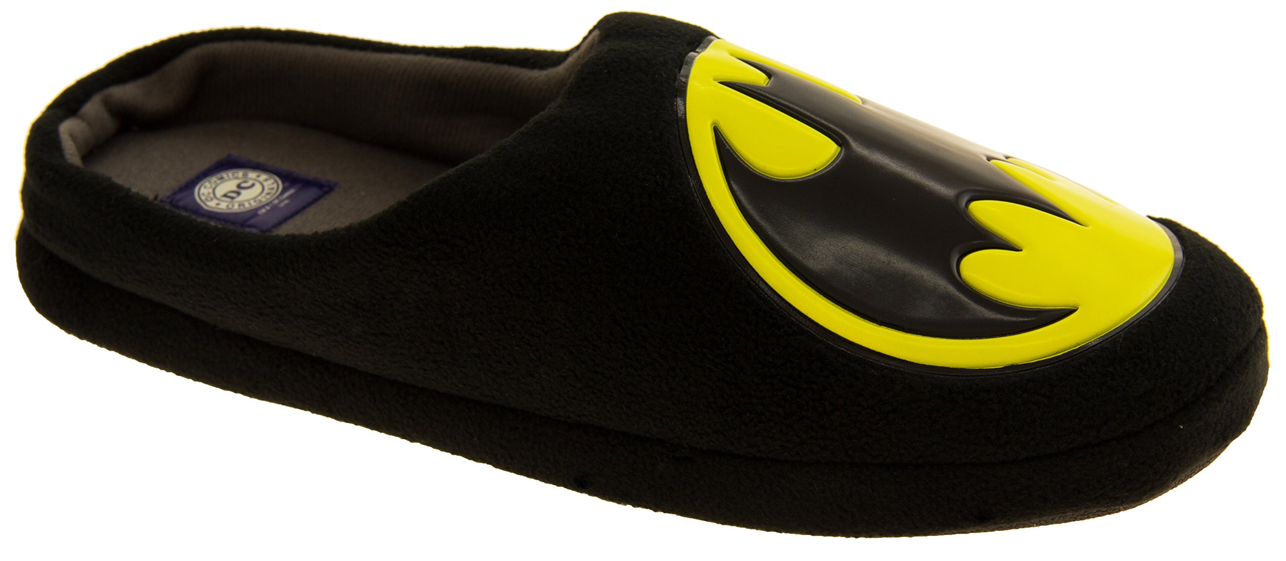 Herren-Batman-Textil-Fleece-Mule-Hausschuhe