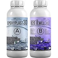 12,0 KG Epoxy Resin EpoxyPlast 3D B20 Jewel Cast I Portugal